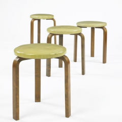 L-leg stools, set of four - Alvar Aalto - Wright 2009